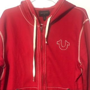 Lightweight Tru Religion zip hoodie